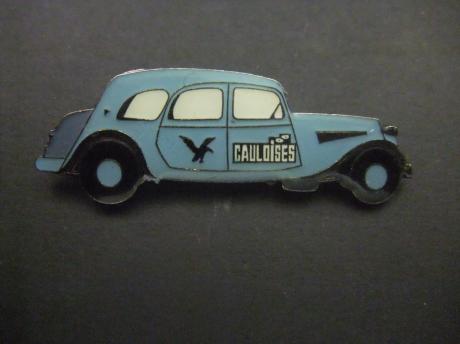 Citroën Traction Avant oldtimer Gauloises ( Frans sigarettenmerk) blauw